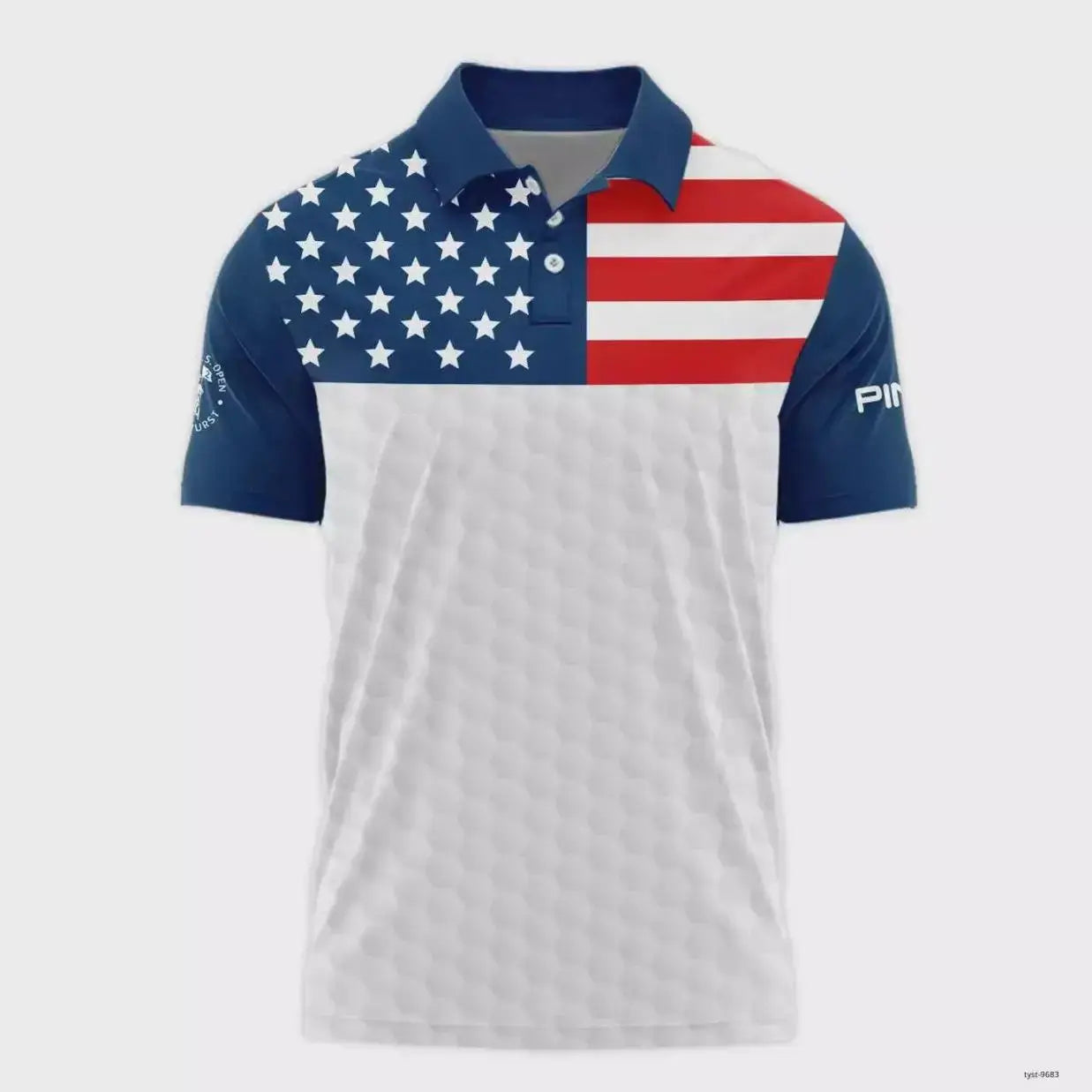 1776–2026 American Golf Polo – 250th Anniversary Patriotic Shirt, Breathable Lightweight Performance
