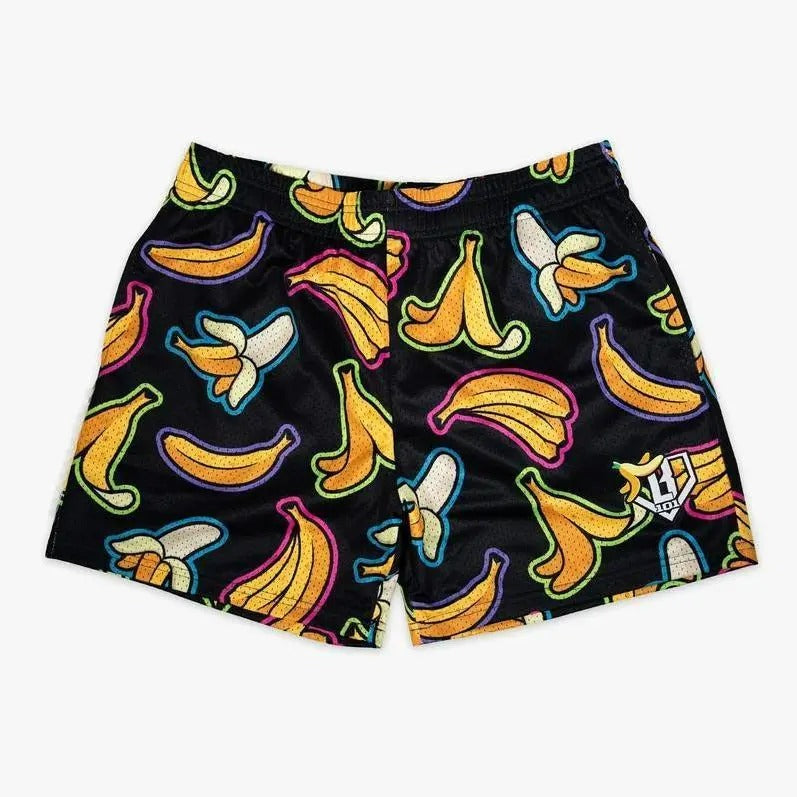 Comfort Reed Shop Baseball Lifestyle 101 Pizza Youth Shorts Quick-Dry Summer Streetwear Trendy Elastic Waistband Unisex Fit for Women & Youth