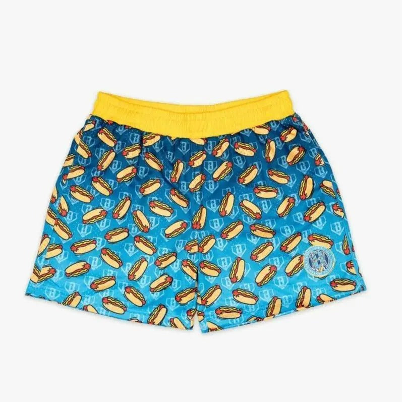 Comfort Reed Shop Baseball Lifestyle 101 Pizza Youth Shorts Quick-Dry Summer Streetwear Trendy Elastic Waistband Unisex Fit for Women & Youth