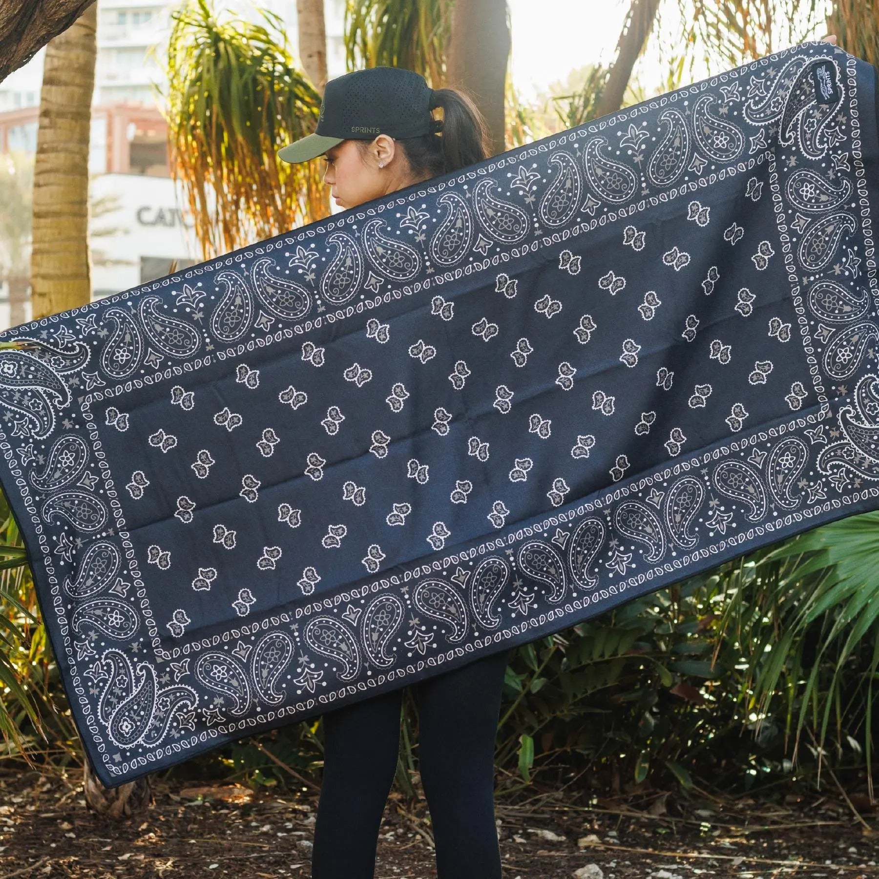 Paisley Probs Car Seat Cover Towel - Silicone-Lined Hood Universal Fit Car Seat Cover Towel for Sweat Protection After Gym, Running, Cycling, Yoga, Beach, Hiking, Fitness Training, and Outdoor Adventures