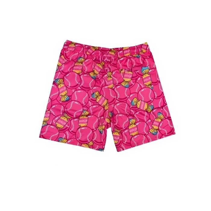 Comfort Reed Shop Baseball Lifestyle 101 Pizza Youth Shorts Quick-Dry Summer Streetwear Trendy Elastic Waistband Unisex Fit for Women & Youth