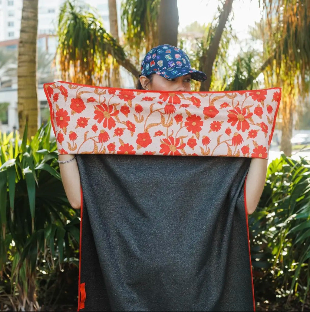 Paisley Probs Car Seat Cover Towel - Silicone-Lined Hood Universal Fit Car Seat Cover Towel for Sweat Protection After Gym, Running, Cycling, Yoga, Beach, Hiking, Fitness Training, and Outdoor Adventures