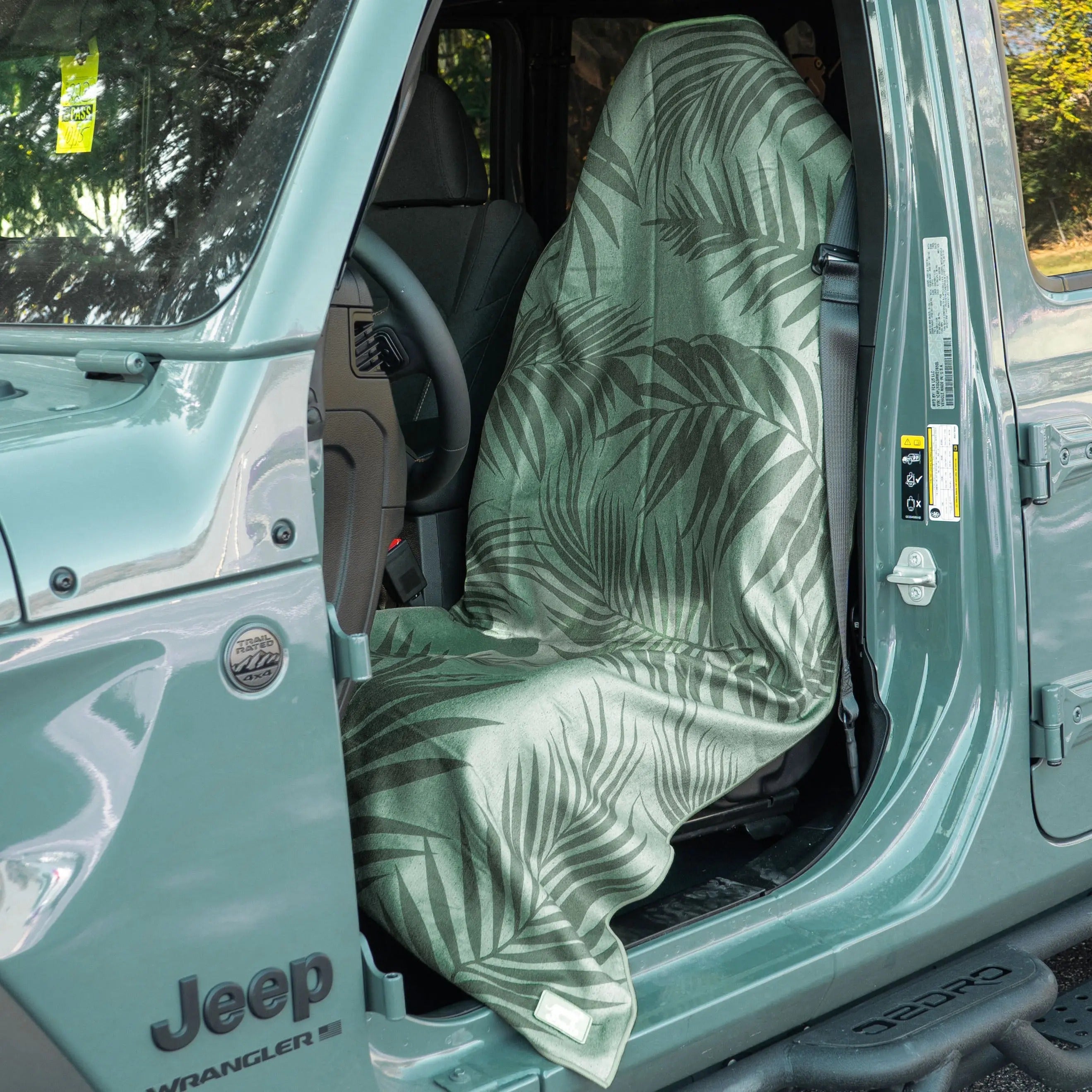 Garden of Races Past Car Seat Cover Towel - Silicone-Lined Hood Universal Fit Car Seat Cover Towel for Sweat Protection