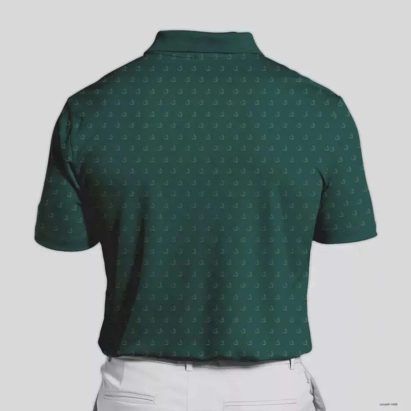 Masters Tournament Golf Polo – Stylish Pattern Shirt, Comfortable Lightweight Performance Wear