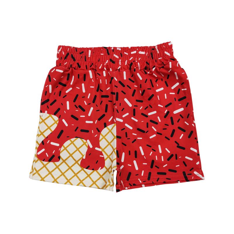 Comfort Reed Shop Baseball Lifestyle 101 Pizza Youth Shorts Quick-Dry Summer Streetwear Trendy Elastic Waistband Unisex Fit for Women & Youth