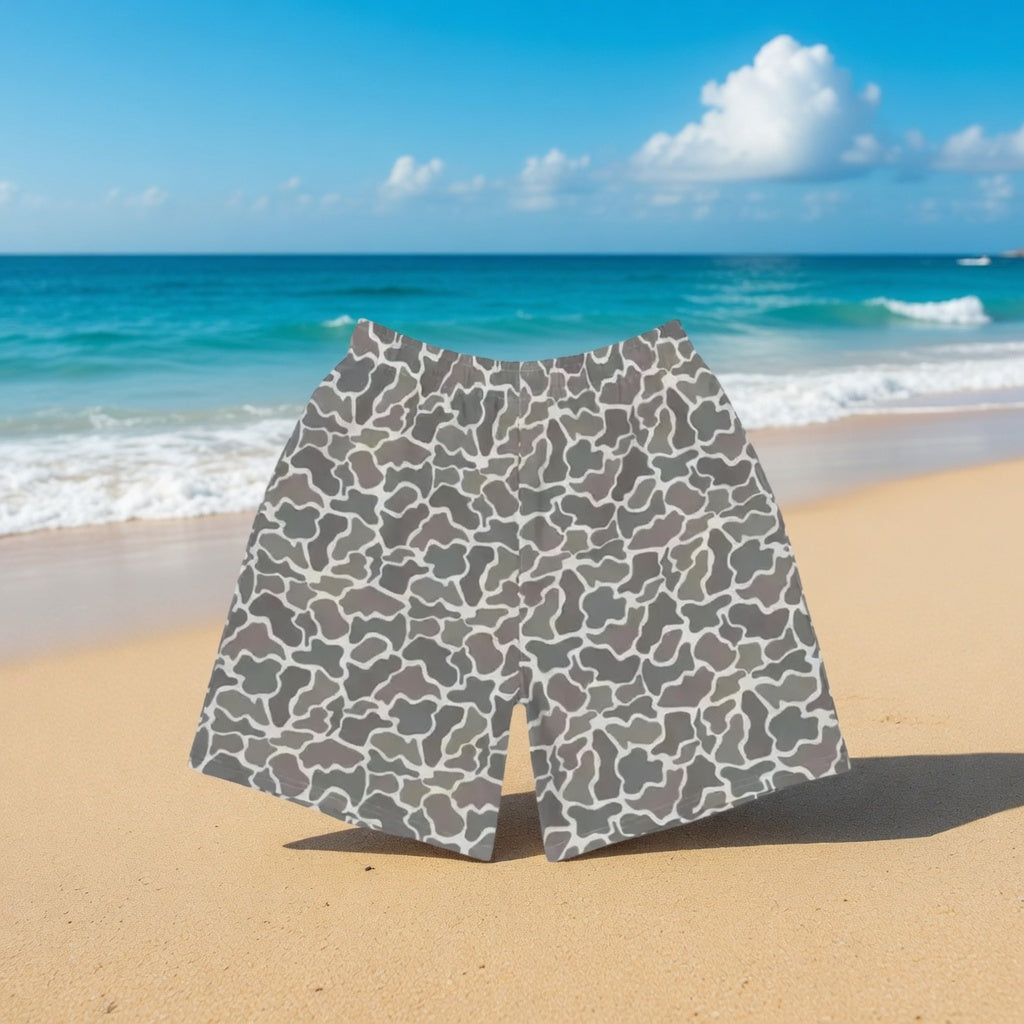 Matching Duck Camo Couples Swimwear Set – Men’s Swim Shorts & Women’s Tie Side Bikini